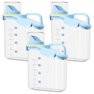 小麥購物 食品級手提密封罐 L2277 天空藍 2L, 3個