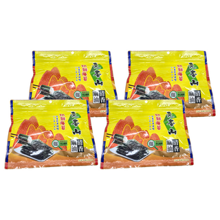 元本山 朝鮮海苔 麻油清香 口感酥脆，風味絕佳, 32.8g, 4包