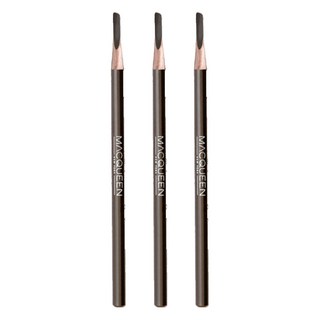 MACQUEEN NEWYORK 自然木軸眉筆 1.2g, Stone gray, 3支