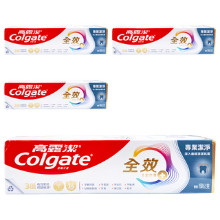 Colgate 高露潔 全效專業潔淨膏狀牙膏, 150g, 4條