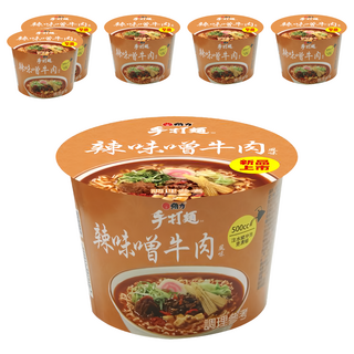 維力 手打麵 辣味噌牛肉風味 105g, 6入