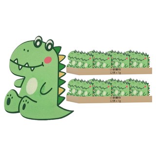 小麥購物 卡通馬桶除臭貼 Y976 鱷魚, 7g, 24張