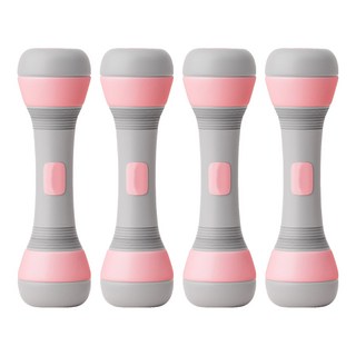 小麥購物 可調式啞鈴 L703 粉色, 4個, 2kg