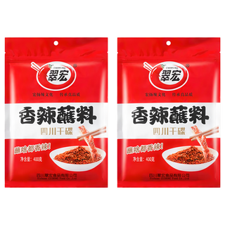 翠宏香辣蘸料400g/袋-四川風味香辣夠味, 400g, 2入