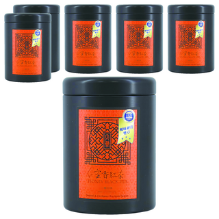 大藝好茶 頂級蜜香紅茶, 天然風味, 蜜甘柔順、紅寶石色茶湯, 完全發酵, 20g x 1罐, 6罐