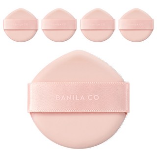 BANILA CO 芭妮蘭 Covericious 光澤粉撲, 5個, 單一顏色