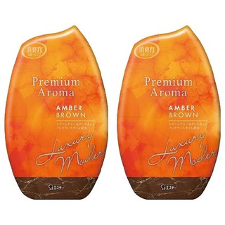 ST 雞仔牌 消臭力 Premium Aroma室內除臭芳香劑 400ml, 2瓶, 琥珀棕 AMBER BROWN