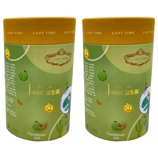 LADY TIME 400E益生菌 哈密瓜, 2g, 15包, 2罐