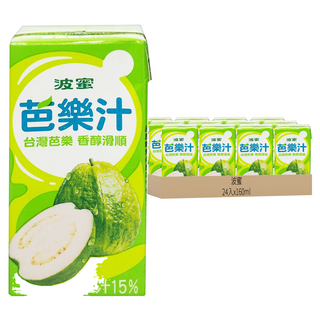 波蜜 芭樂汁, 160ml, 24入