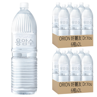 ORION 好麗友 Dr.You 無標籤濟州熔岩水, 2L, 12瓶