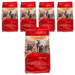 AFRICAN DAWN 非洲晨曦 南非國寶茶 天然原味, 2.5g, 40包, 5袋