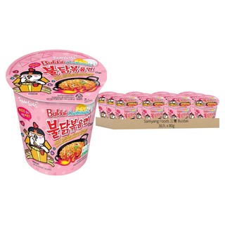 Buldak Ramen 奶油白醬火辣雞肉風味鐵板炒麵 80g, 30入