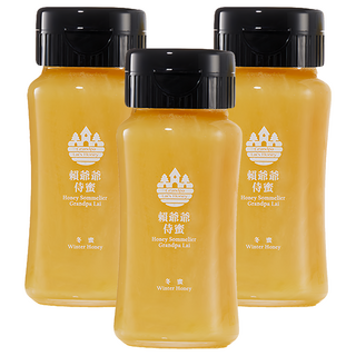 賴爺爺蜜蜂小森林 侍蜜系列 冬蜜, 380g, 3瓶