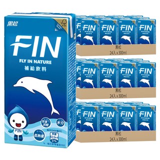 黑松 FIN 補給飲料, 低熱量, 補充水分及電解質, 等滲透壓好吸收, 300ml, 72入