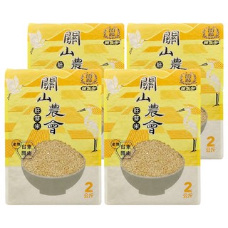 關山農會 胚芽米 台東關山產, 2kg, 4包