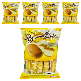 Shiawasedou 幸堂 香蕉蛋糕 10個裝, 5個, 185g