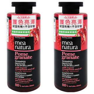 mea natura 紅石榴亮麗護色髮浴 染後髮質適用, 300ml, 2瓶