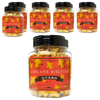 台灣優格餅乾學院 School of Cookie 復刻 250g*6罐 原味飛機餅乾 懷舊零食