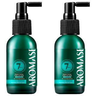 AROMASE 艾瑪絲 草本強健養髮精華液 2瓶 40ml，強健髮根 控油舒緩