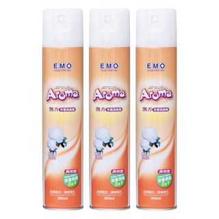 EMO 飄香消臭劑 350ml 全新配方 長效型芳香消臭, 3瓶, 茶花