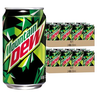 味丹 Mountain Dew 激浪 汽水, 330ml, 48罐