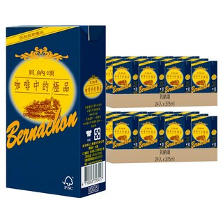 貝納頌 原味拿鐵, 375ml, 48入