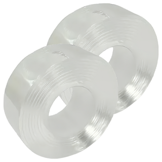 SUCCESS 成功 奈米不留痕膠帶 30mm 透明雙面膠帶 高黏性不殘膠, 2捲