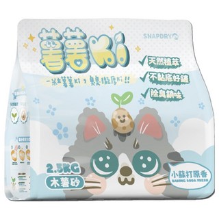 毛乾爽 薯薯ki 木薯砂, 小蘇打原香, 2.5kg, 1包