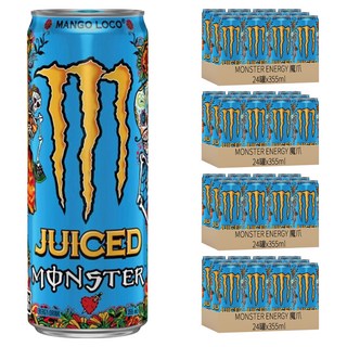 MONSTER ENERGY 魔爪 芒果狂歡碳酸能量飲料, 355ml, 96罐