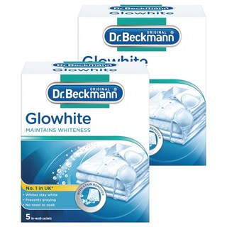 Dr.Beckmann 貝克曼博士 衣物超亮白洗劑，去除泛黃 黯沉，恢復亮白，不傷衣料，適用條紋/格紋衣物，適用機洗, 200g, 2盒