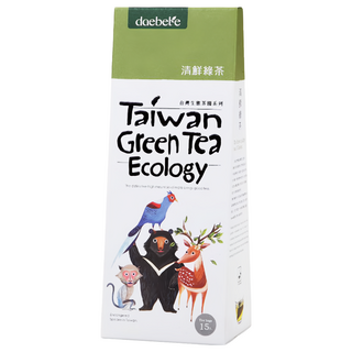 daebete 茶米茶 自然生態 清鮮綠茶茶包 Set, 台灣綠茶, 3g/15入, 15包, 1盒