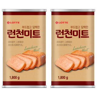 LOTTE 樂天 午餐肉, 1.8kg, 2個