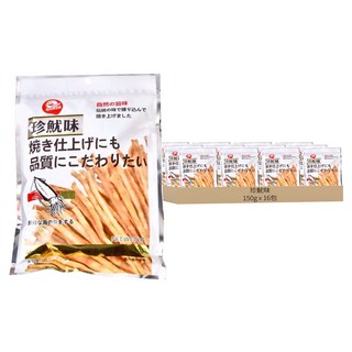 珍魷味 香辣捲 紅燒魷魚, 150g, 16包