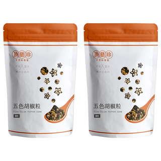 頂膳珍 五色胡椒粒, 2包, 80g