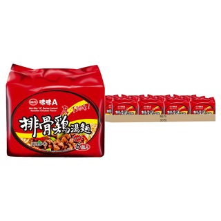 味丹 味味A 排骨雞湯麵 90g, 30包