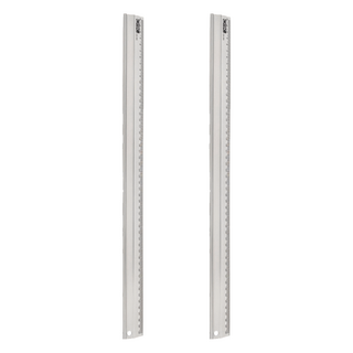 CoX 三燕興業 鋁合金直尺 50cm, 銀色, 2支