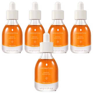 AROMATICA 艾瑪植萃 玫瑰果油 有機冷壓榨取 滋養肌膚活力, 30ml, 5瓶