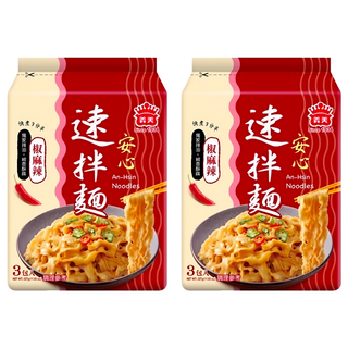 義美 速拌麵 椒麻辣 109g, 6包