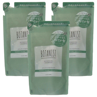BOTANIST 彈潤豐盈洗髮乳補充包 牡丹&橙花, 400ml, 3件