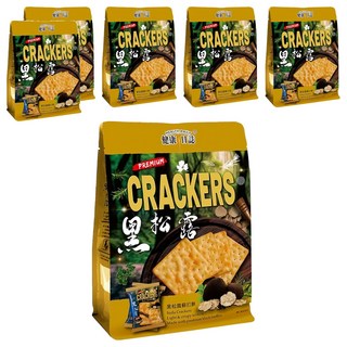 HEALTH DAILY 健康日誌 黑松露蘇打餅, 超酥脆餅體 獨立包裝, 192g, 6袋