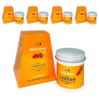 Dr.Royal 沙棘護理凝膠 俄羅斯, 天然沙棘味, 75g, 5罐