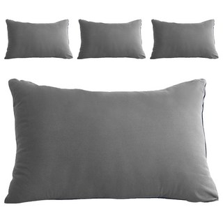 J-bedtime 床寢時光 石墨烯能量羽絲絨枕頭, 4個, 灰色