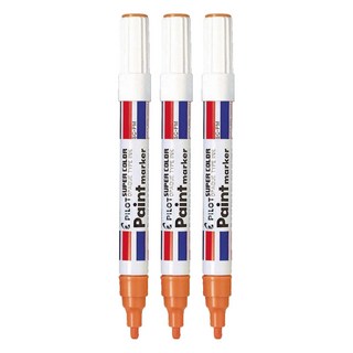 PILOT 百樂 SCPMO 油漆筆 橘色, 3支, 1色