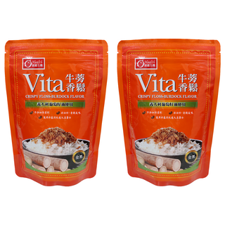 康健生機 Vita 牛蒡香鬆, 義大利葡萄籽油製作, 添加牛蒡、芝麻、海苔, 低溫烘焙非油炸, 220g, 2包