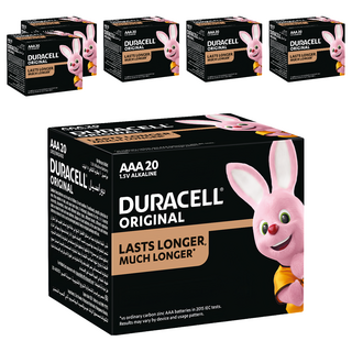 台灣公司貨 DURACELL 金頂 經典AAA鹼性電池 4號, 20個裝, 6盒