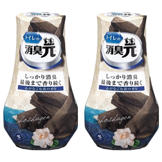 小林製藥 廁所芳香消臭元系列 木炭檀香, 400ml, 2瓶