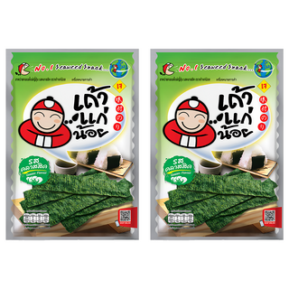 TAO KAE NOI 小老板 海苔片 經典原味, 2包, 26g
