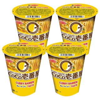 AceCOOK CoCo壱番屋咖哩杯麵, 62公克, 4入