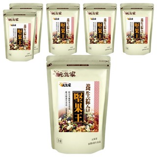 元氣家 養生綜合堅果王, 多種堅果與果實, 非油炸 低溫烘焙, 200g, 6包