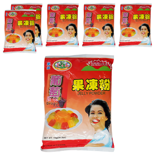 東承 天之山 葡萄口味果凍粉, 1kg, 6包